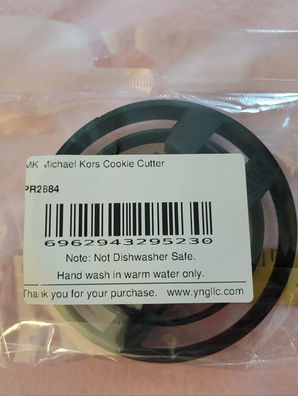 Black Decorative Label Cookie Cutter - Versatile Kitchen Tool